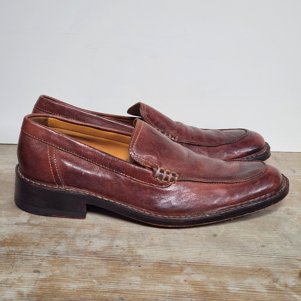 Cole Haan Loafer Men's 9 Brown Leather Business Shoe Slip On